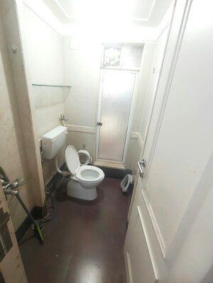 Bathroom in 1 BHK Apartment at Hiranandani Meadows, Manpada – for Rent