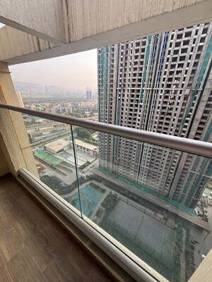 Balcony in 2 BHK Apartment at Dosti West County Phase 4 Dosti Pine, Balkum Pada – for Rent