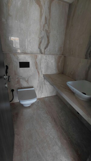 Bathroom in 2 BHK Apartment at Sheth 72 West, Andheri West – for Rent