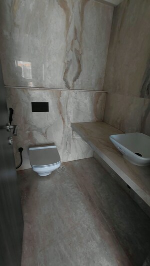 Bathroom in 2 BHK Apartment at Sheth 72 West, Andheri West – for Rent