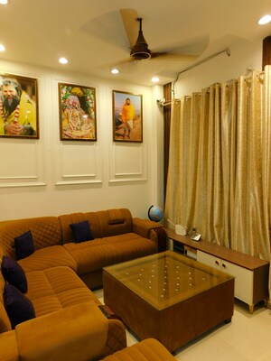 Living Room in 3 BHK Apartment at Sector 23 Dwarka – for Rent