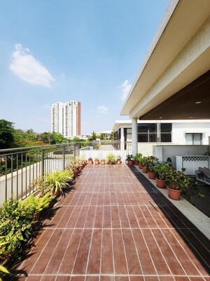 Balcony in  Villa at Prestige White Meadows Villas, Whitefield – for Rent