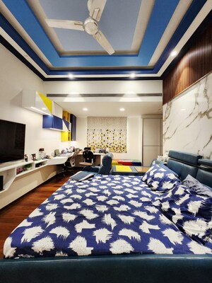 Bedroom in  Villa at Prestige White Meadows Villas, Whitefield – for Rent