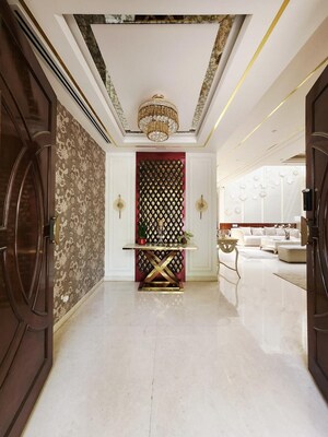 Living Room in  Villa at Prestige White Meadows Villas, Whitefield – for Rent