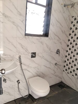 Bathroom in 1 BHK Apartment at UK Iridium, Kandivali East – for Rent