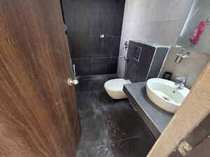 Bathroom in 2.5 BHK Apartment at Lodha Aurum, Kanjurmarg East – for Rent
