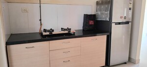 Kitchen in 3.5 BHK Apartment at Amanora Gold Towers, Hadapsar – for Sale