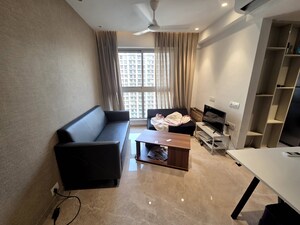 Living Room in 1 BHK Apartment at Hiranandani Regent Hill, Powai – for Rent