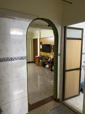 Living Room in 2 BHK Apartment at Ashoka Upvan CHS, Thane West – for Rent