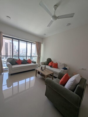 Living Room in 2 BHK Apartment at Indus Valley Aangan, Matunga West – for Rent