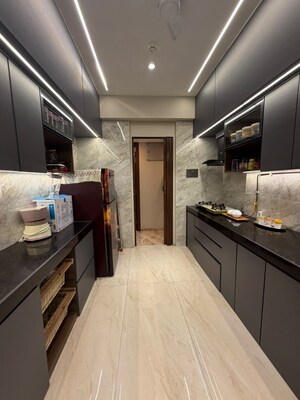 Kitchen in 4 BHK Apartment at Goodwill Kanchangiri, Kandivali East – for Sale