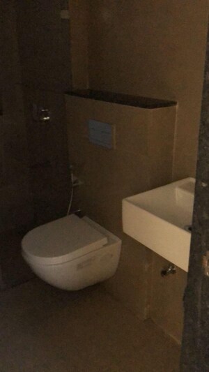 Bathroom in 3 BHK Apartment at Runwal The Central Park, Chinchwad – for Rent
