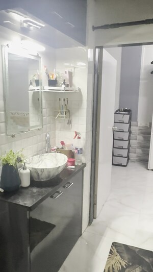 Bathroom in 2 BHK Apartment at Ulhasnagar – for Rent