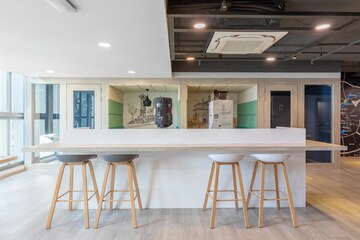 Kitchen in  Co-working Space at Navrangpura – for Rent