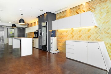 Kitchen in  Co-working Space at World Trade Centre, Electronic City – for Rent