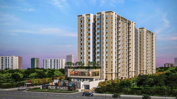 2 BHK + Pooja Room Apartment For Rent in Pride Pegasus