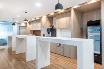 Kitchen in  Office Space at SLN Terminus, Jubilee Hills – for Rent