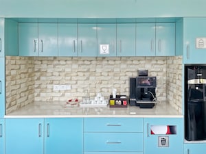 Kitchen in  Office Space at Dehradun Cantt – for Rent