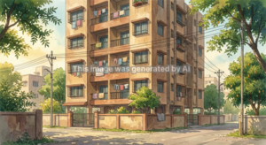  Apartment – Exterior View View at Charholi Budruk - for Sale