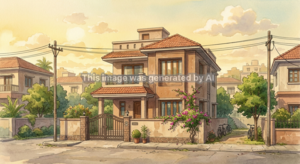  Independent House – Exterior View View at Sayan - for Sale