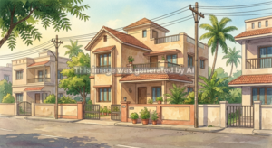  Independent House – Exterior View View at Karanj - for Sale