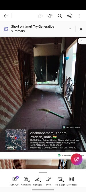  Independent House – Exterior View View at Visakhapatnam Port - for Sale