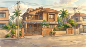  Independent House – Exterior View View at Jolva - for Sale