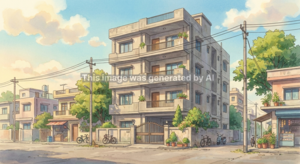  Apartment – Exterior View View at Kathodara - for Sale