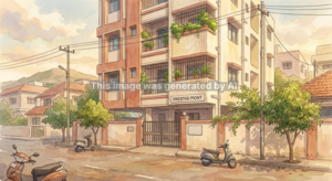  Apartment – Exterior View View at Parmale - for Sale