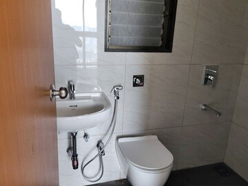 Bathroom in 1 BHK Apartment at Dimple 19 North, Kandivali West – for Rent
