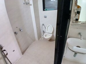 Bathroom in 3 BHK Apartment at Ashapura Dham Sanpada, Sanpada – for Rent