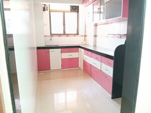 Kitchen in 3 BHK Apartment at Ashapura Dham Sanpada, Sanpada – for Rent