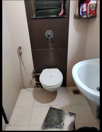 Bathroom in 1 BHK Apartment at Dev Niketan, Dahisar East – for Rent