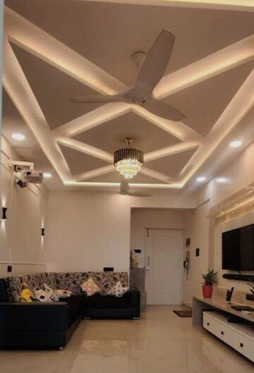 Living Room in 1.5 BHK Apartment at Purav Heights, Girgaon – for Sale