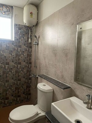 Bathroom in 3 BHK Apartment at Sushma Crescent, Dhakoli – for Sale