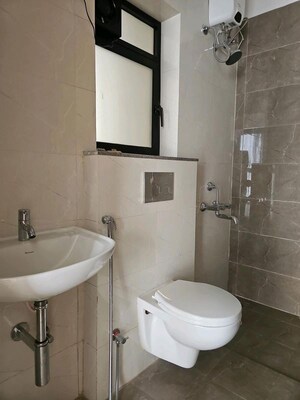 Bathroom in 1 BHK Apartment at Wadgaon Sheri – for Rent