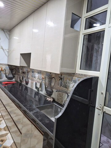 Kitchen in 3 BHK Builder Floor at Shiv Ganga Apartments Vasundhara, Vasundhara Sector 4 – for Sale