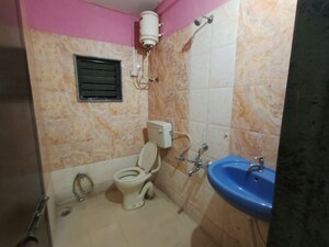 Bathroom in 1 BHK Apartment at Shivam CHS Pimple Saudagar, Pimple Saudagar – for Rent
