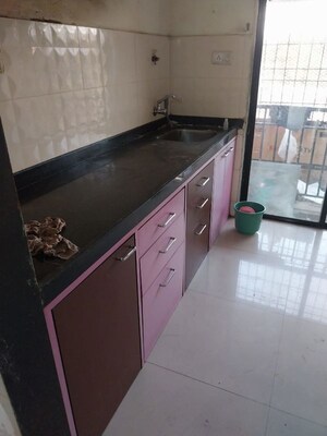 Kitchen in 1 BHK Apartment at Kopar Khairane – for Rent