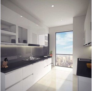 Kitchen in 3 BHK Apartment at Mittal Phoenix Towers, Lower Parel – for Sale