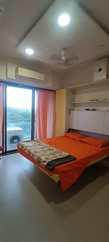 Bedroom in 1 BHK Apartment at Gokuldham Complex, Goregaon East – for Rent