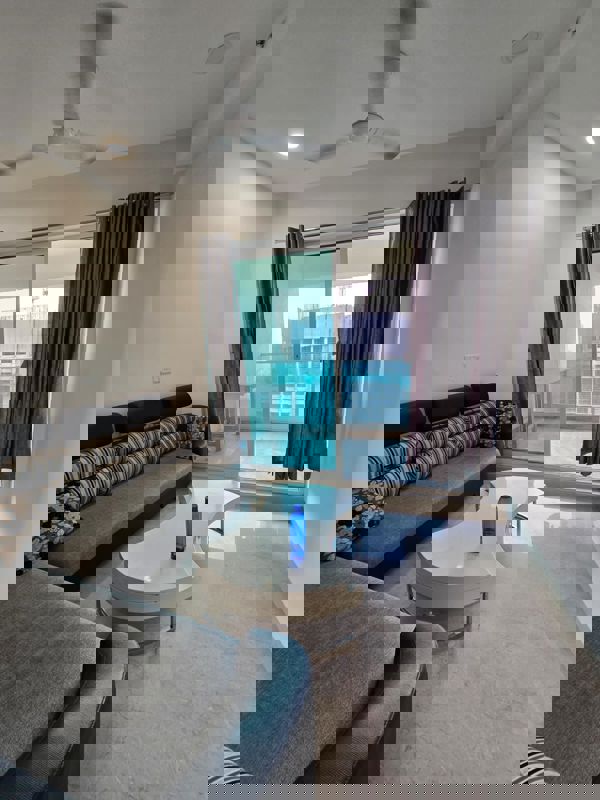 2.5 BHK + Pooja Room,Servant Room,Study Room,Extra Room 1600 Sq.Ft. Apartment in The Wadhwa Palm Beach Residency