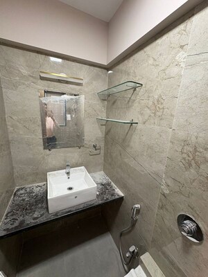 Bathroom in 2 BHK Apartment at Khar West – for Rent