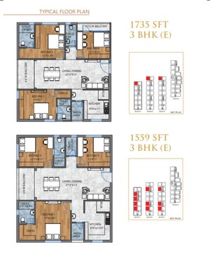 Floor Plan in 2 BHK Builder Floor at Borivali West – for Sale