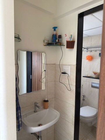 Bathroom in 1 BHK Apartment at Kolte Patil Life Republic, Hinjewadi – for Rent