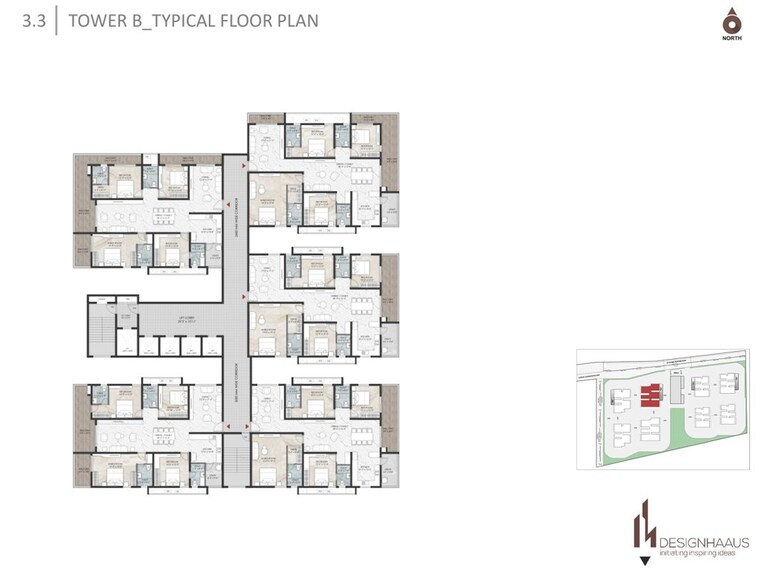 Floor Plan, namishree-terminal 2 Bedroom 1475 Sq.Ft. Apartment In Begumpet Hyderabad 9686924