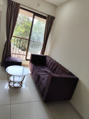 Living Room in 2 BHK Apartment at Chandak 34 Park Estate, Goregaon West – for Rent