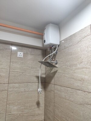 Attached Bathroom in 2 BHK Apartment at Chandak 34 Park Estate, Goregaon West – for Rent