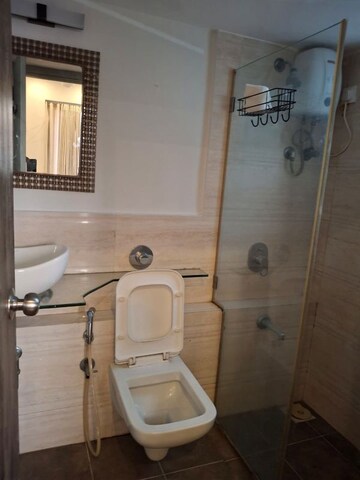 Bathroom in 2 BHK Apartment at Bandra West – for Rent