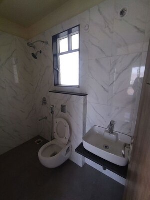 Bathroom in 2 BHK Apartment at Nyati Exuberance 1, Undri – for Rent
